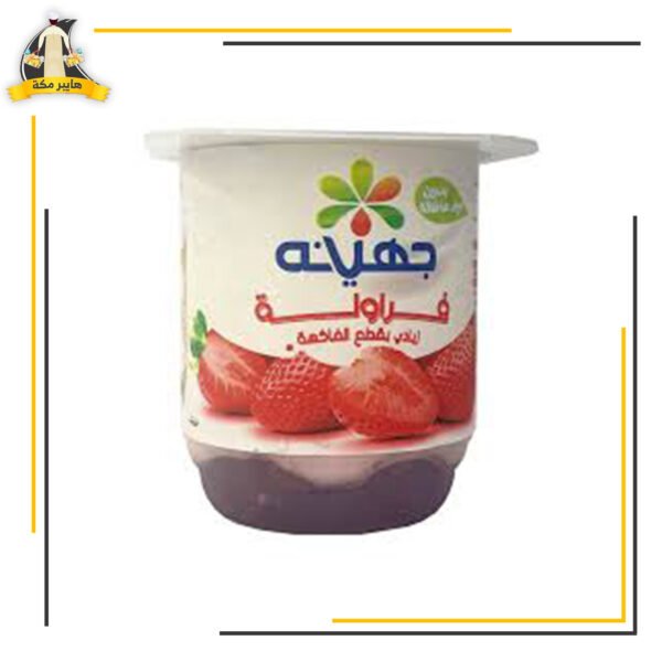زبادي جهينة فراوله 75جم 4+2