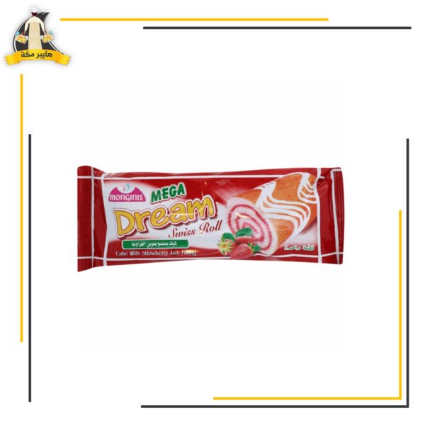 كيك رول مونجينى فراولة