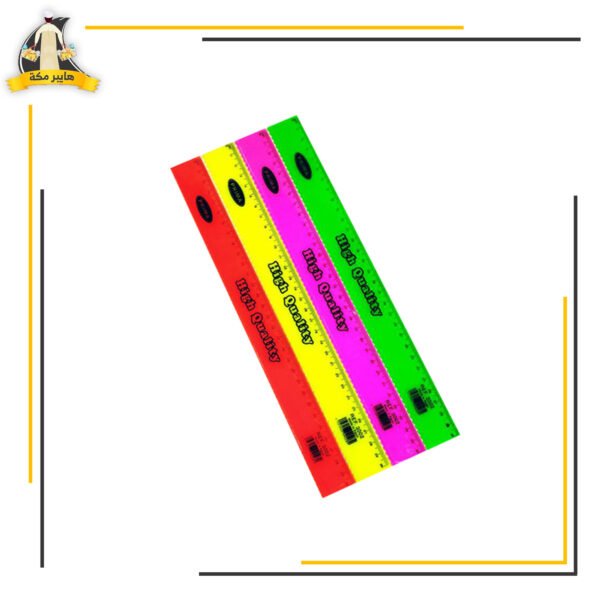 مسطرة فسفوري 30سم