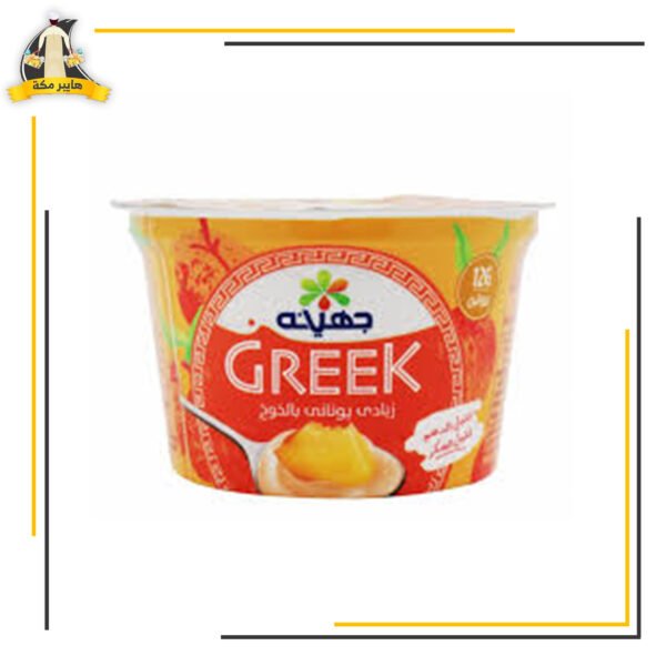 زبادى جهينة يوناني خوخ 180جم