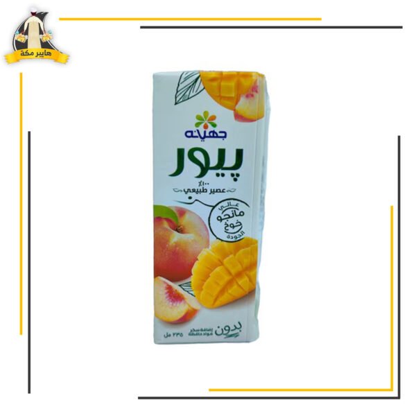 جهينة عصير بيور مانجو وخوخ235مل