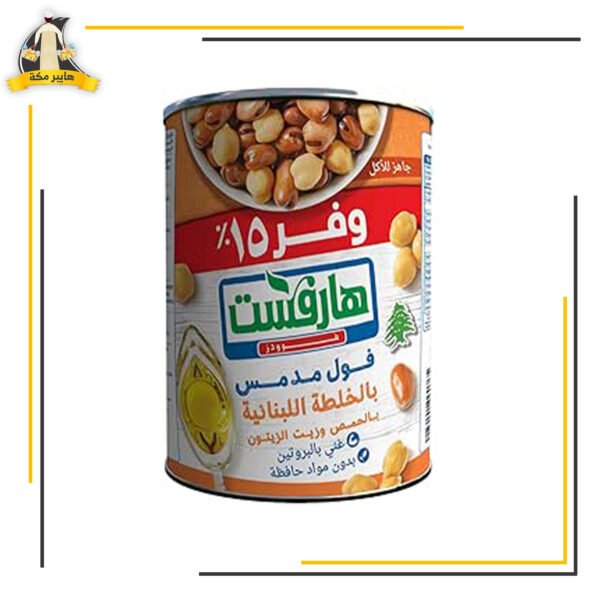 فول مدمس بالخلطة اللبنانية البوادى