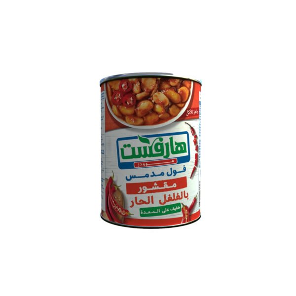 فول مدمس مهروس بدون قشر