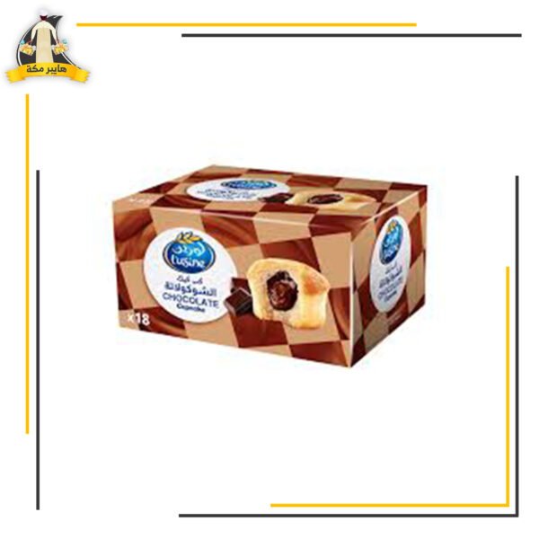 كب كيك لوزين شيكولاتة