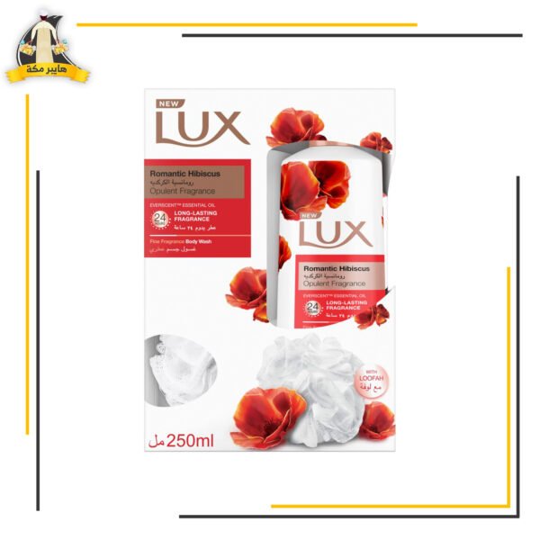 لوكس شاور رومانسية الكركدية 250 ملي + ليفه