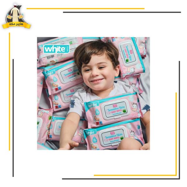 مناديل وايت 72 للبشرة الحساسة